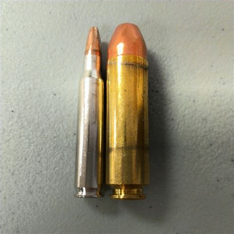 50 beowulf vs 223 - The most noticeable difference between these two cartridges is the bullet diameter each round fires. The 5.56 NATO fires the smaller 0.224" bullet diameter while the 50 Beo fires a massive 0.50" diameter bullet. The 5.56 is capable of firing bullets between 35-90 grains with the 55 and 62 gr bullet weights being the most common.